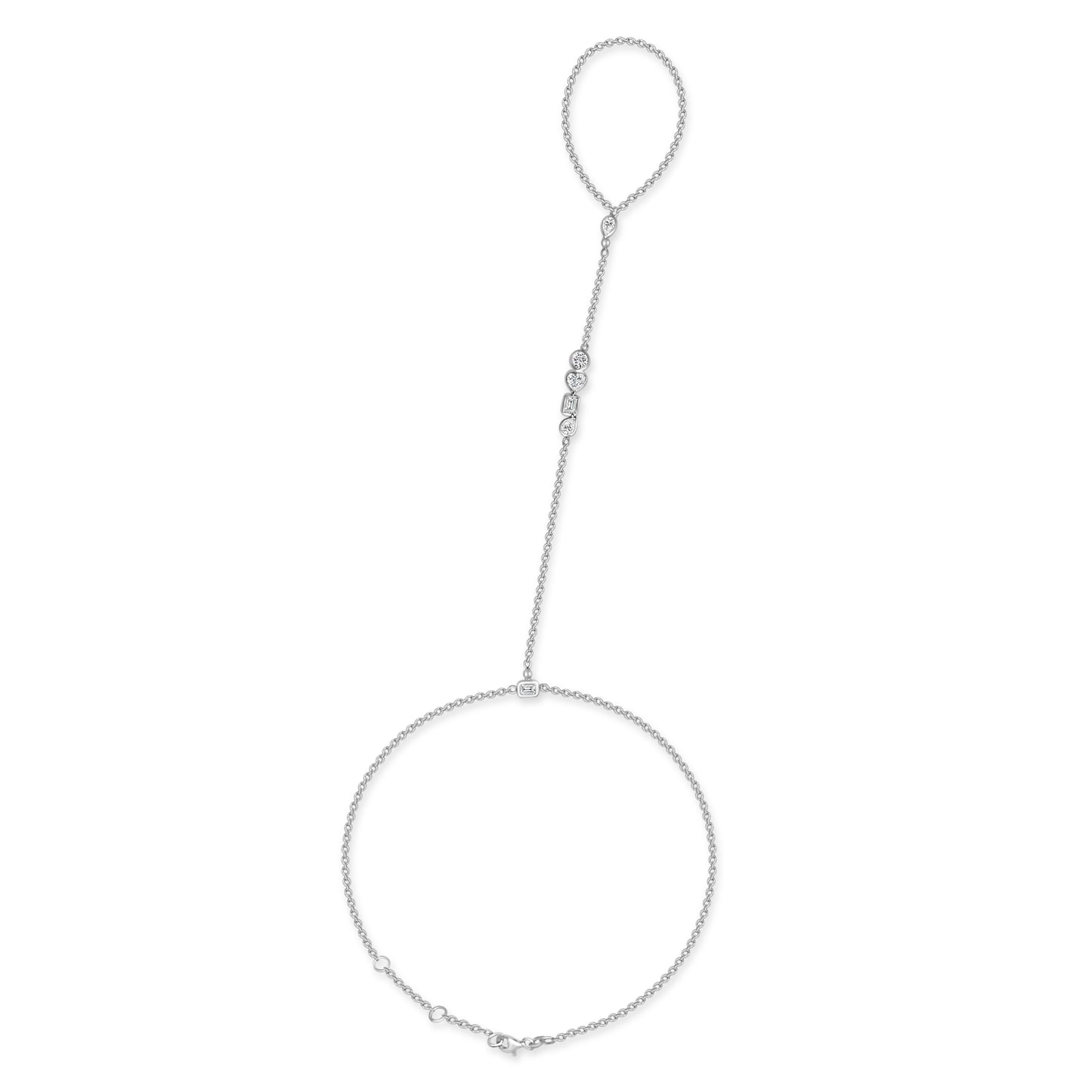 Silver Mixed Blessing Handchain
