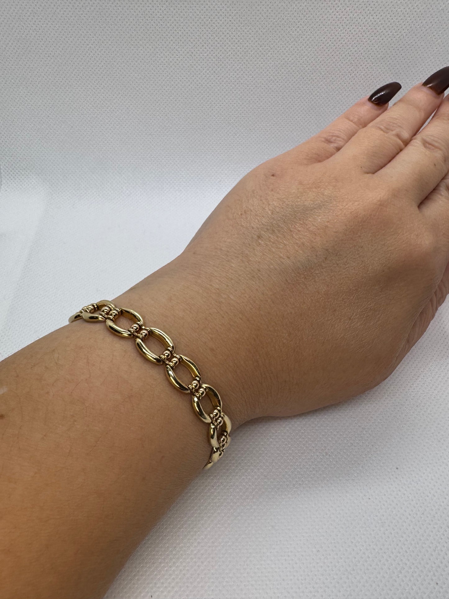 14K Double Sided Bracelet