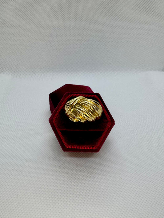 14K Shell Chunky Ring