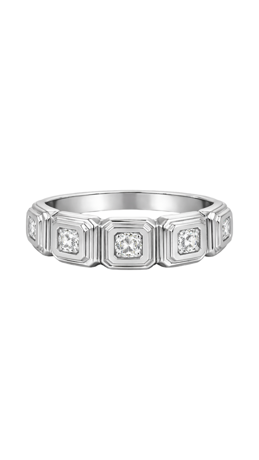 Silver Step Into Heaven Band