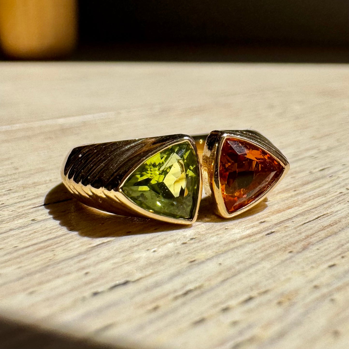 14K Divinity Duo in Peridot & Citrine (Sample)